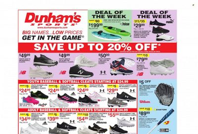 Dunham's Sports (MI, PA, WI) Weekly Ad Flyer Specials March 25 to March 30, 2023