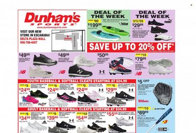 Dunham's Sports (MI) Weekly Ad Flyer Specials March 25 to March 30, 2023