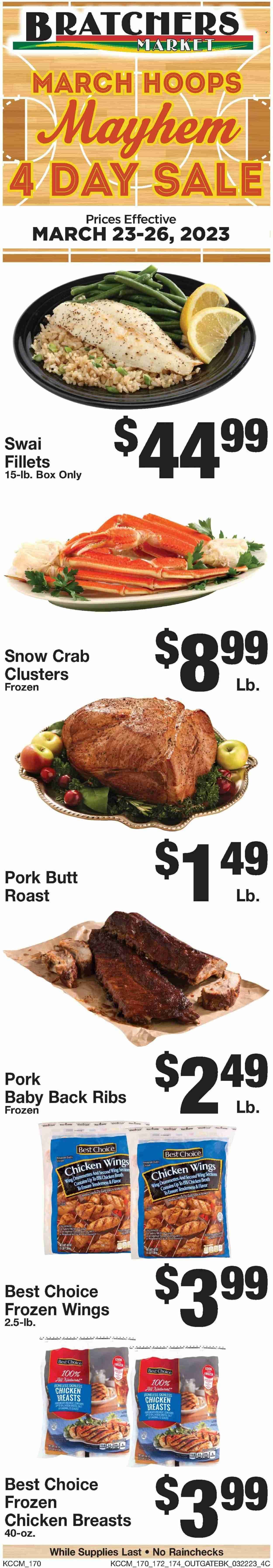 Bratchers Market (MO) Weekly Ad Flyer Specials March 22 to March 28, 2023