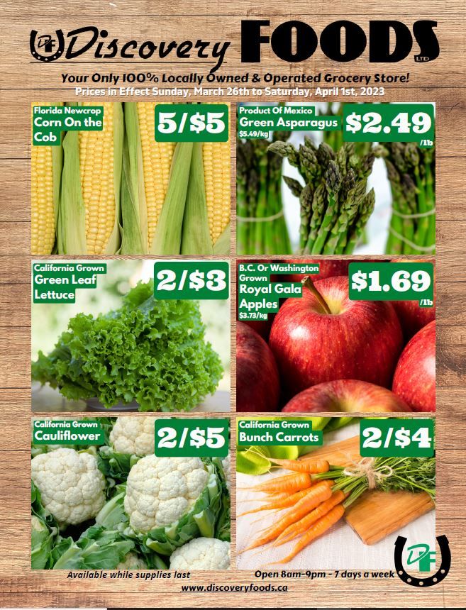 Discovery Foods Flyer March 26 to April 1