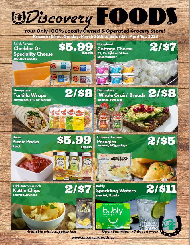 Discovery Foods Flyer March 26 to April 1