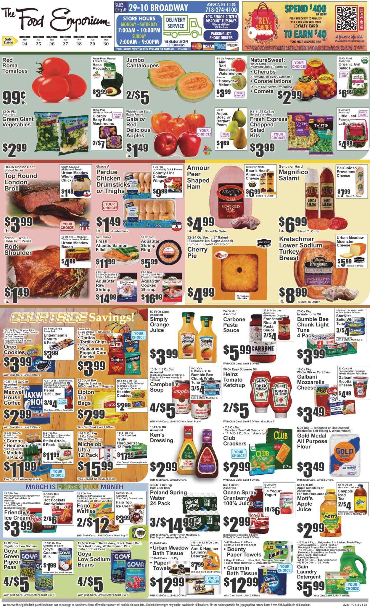 The Food Emporium (NY) Weekly Ad Flyer Specials March 24 to March 30, 2023