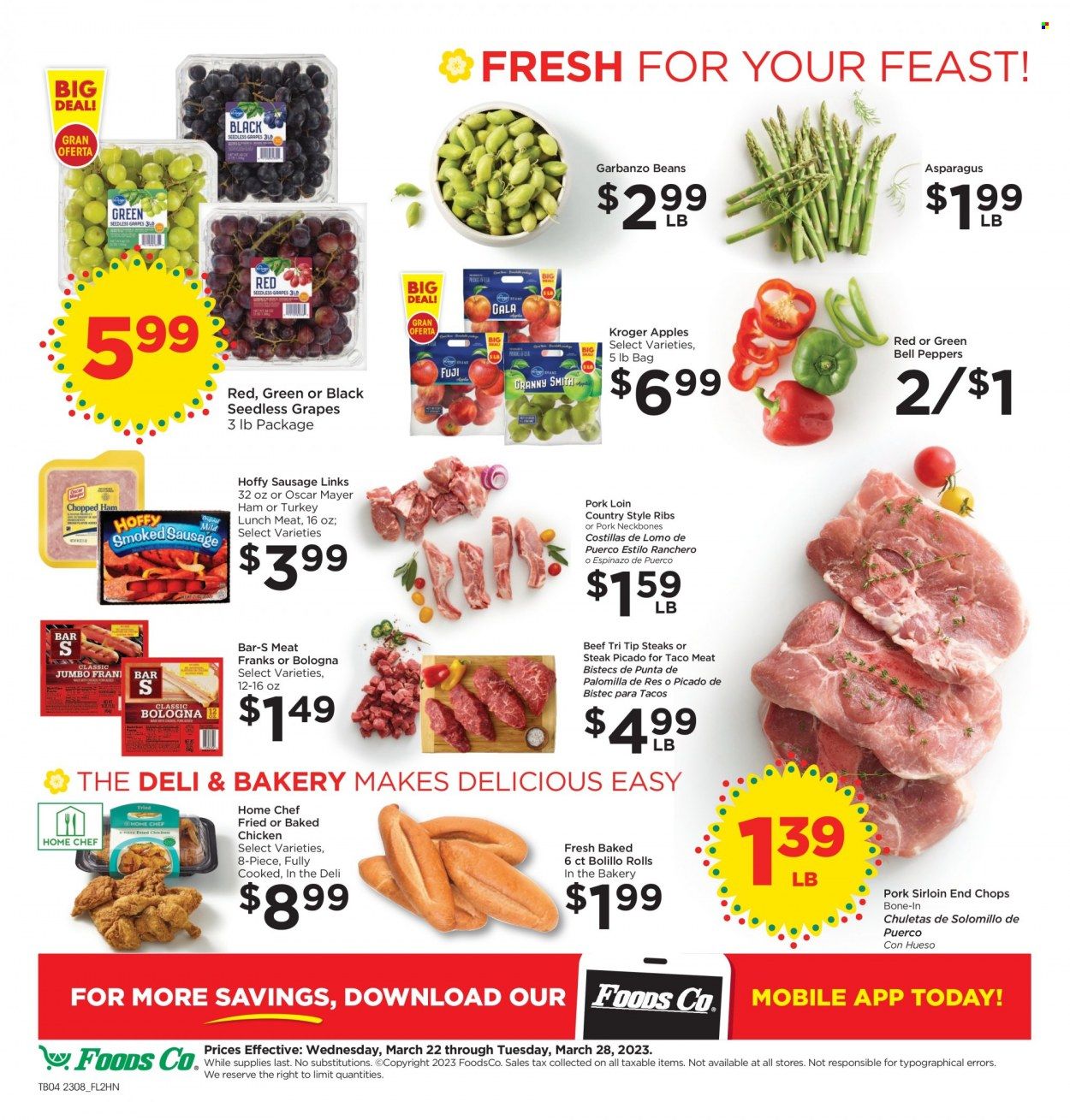 Foods Co (CA, OH, VA) Weekly Ad Flyer Specials March 22 to March 28, 2023