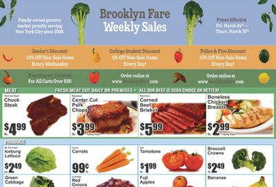 Brooklyn Fare (NY) Weekly Ad Flyer Specials March 24 to March 30, 2023