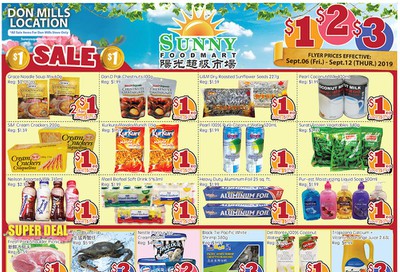 Sunny Foodmart (Don Mills) Flyer September 6 to 12