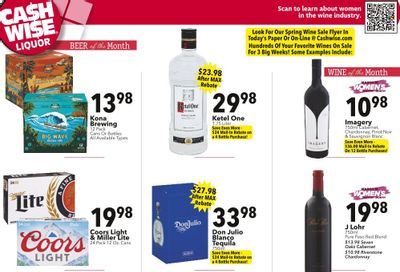 Cash Wise Liquor Only (MN) Weekly Ad Flyer Specials March 26 to April 1, 2023