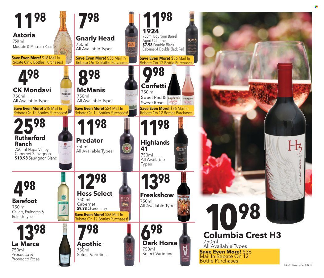 Cash Wise Liquor Only (MN) Weekly Ad Flyer Specials March 26 to April 15, 2023