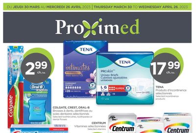 Proximed Flyer March 30 to April 26