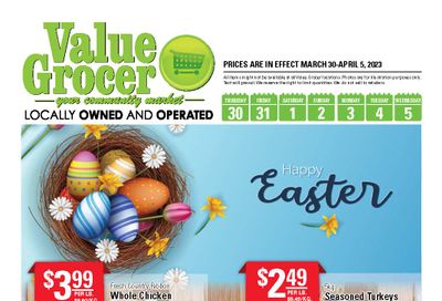 Value Grocer Flyer March 30 to April 5