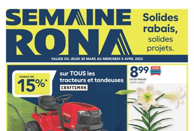 Rona (QC) Flyer March 30 to April 5