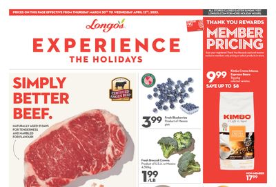 Longo's Flyer March 30 to April 12