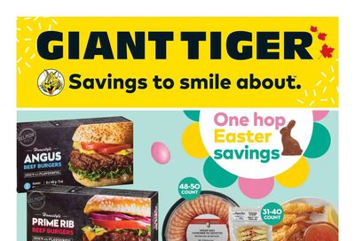 Giant Tiger (ON) Flyer March 29 to April 4