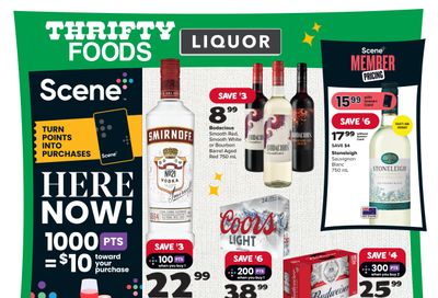Thrifty Foods Liquor Flyer March 30 to April 5
