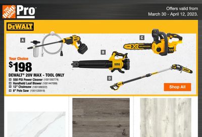 Home Depot Pro Flyer March 30 to April 12