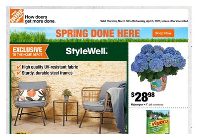 Home Depot (ON) Flyer March 30 to April 5