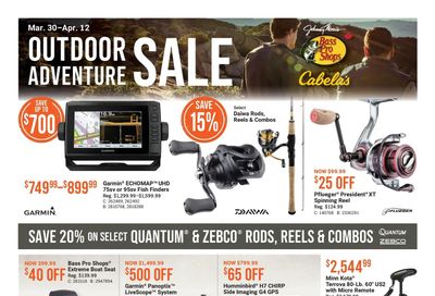 Bass Pro Shops Flyer March 30 to April 12