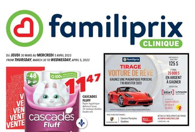 Familiprix Clinique Flyer March 30 to April 5