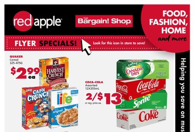 The Bargain Shop & Red Apple Stores Flyer March 30 to April 5