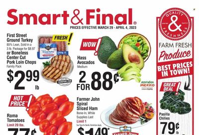 Smart & Final (CA) Weekly Ad Flyer Specials March 29 to April 4, 2023