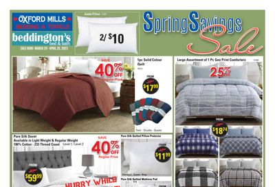 Oxford Mills Flyer March 29 to April 25
