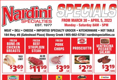 Nardini Specialties Flyer March 30 to April 5