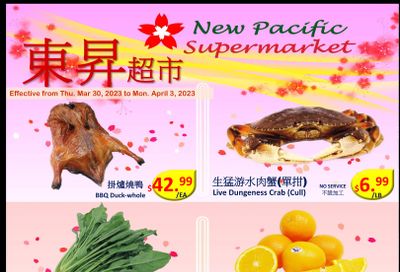 New Pacific Supermarket Flyer March 30 to April 3