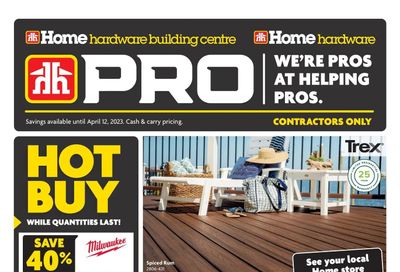 Home Hardware Building Centre (ON) PRO Flyer March 30 to April 12