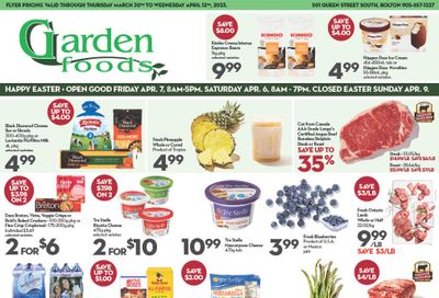 Garden Foods Flyer March 30 to April 12