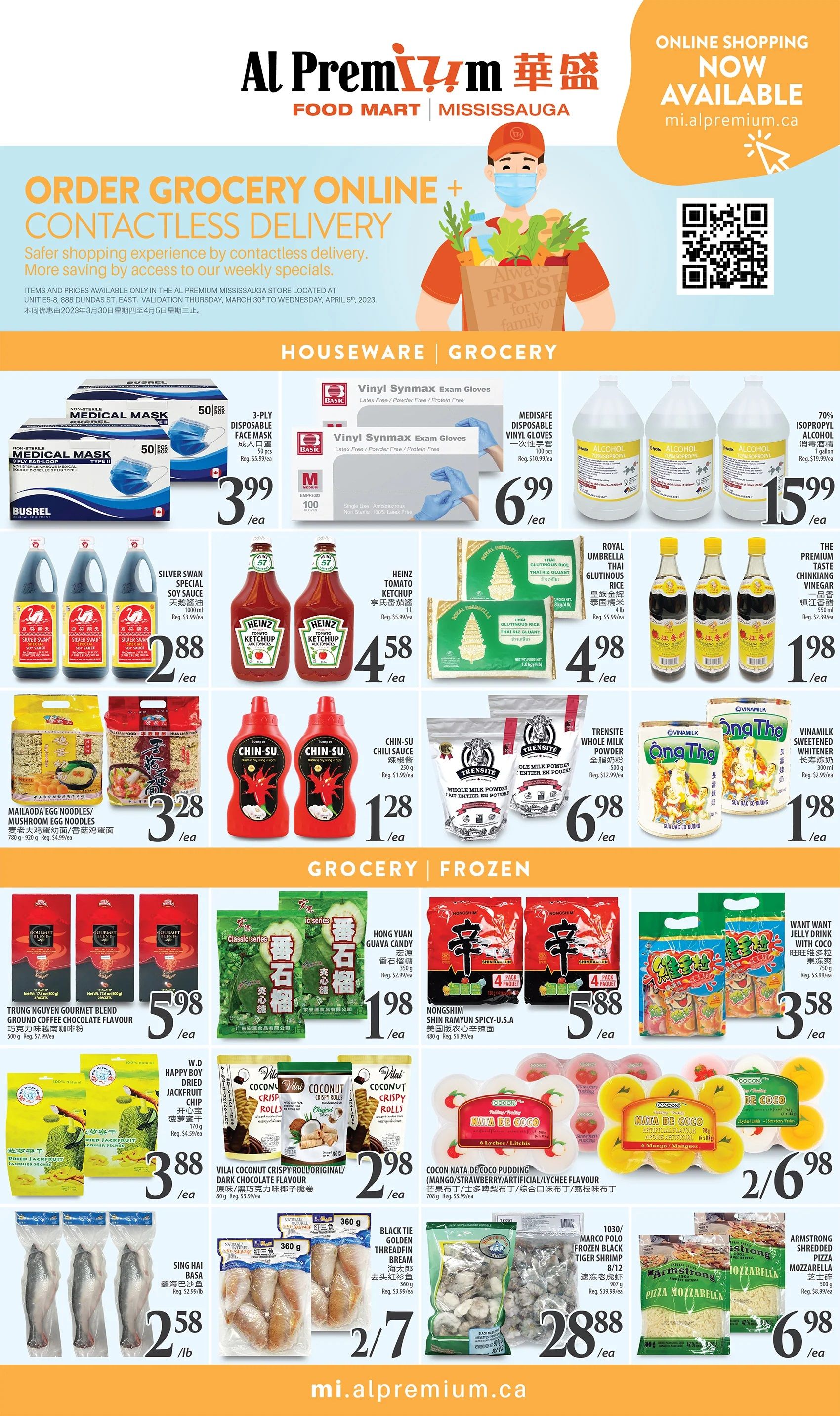 Al Premium Food Mart (Mississauga) Flyer March 30 to April 5