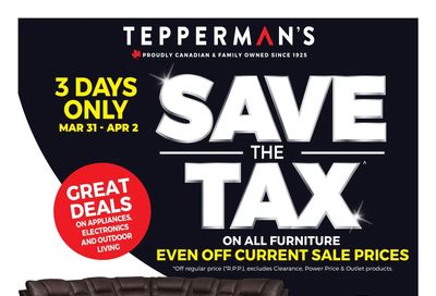 Tepperman's Flyer March 31 to April 6