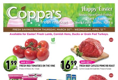 Coppa's Fresh Market Flyer March 30 to April 12