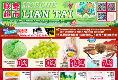 Marche Lian Tai Flyer March 30 to April 5