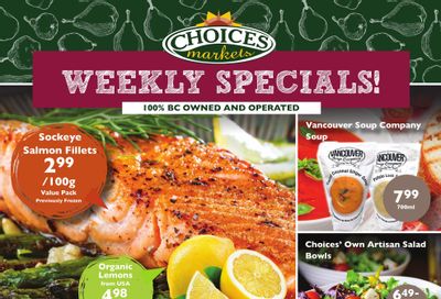 Choices Market Flyer March 30 to April 5