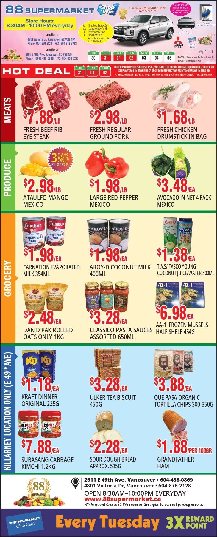 88 Supermarket Flyer March 30 to April 5