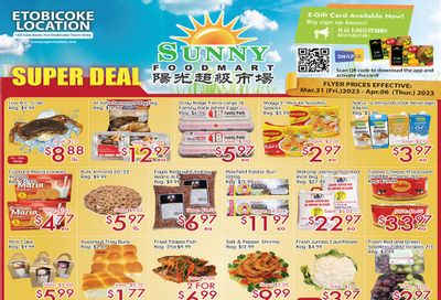 Sunny Foodmart (Etobicoke) Flyer March 31 to April 6