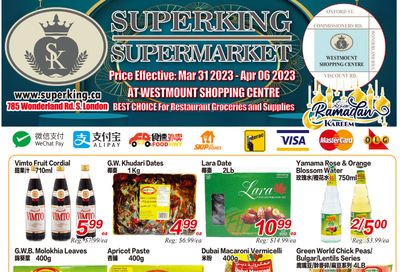 Superking Supermarket (London) Flyer March 31 to April 6