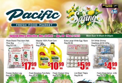 Pacific Fresh Food Market (Pickering) Flyer March 31 to April 6
