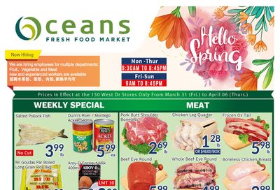 Oceans Fresh Food Market (West Dr., Brampton) Flyer March 31 to April 6