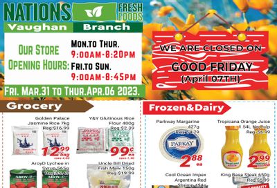 Nations Fresh Foods (Vaughan) Flyer March 31 to April 6