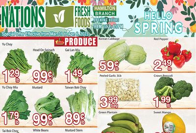 Nations Fresh Foods (Hamilton) Flyer March 31 to April 6