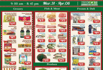 Nations Fresh Foods (Mississauga) Flyer March 31 to April 6