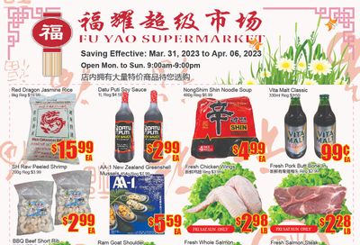 Fu Yao Supermarket Flyer March 31 to April 6