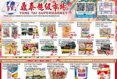Tone Tai Supermarket Flyer March 31 to April 6