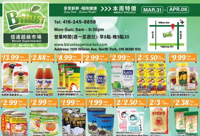 Btrust Supermarket (North York) Flyer March 31 to April 6