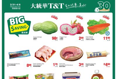 T&T Supermarket (Ottawa) Flyer March 31 to April 6