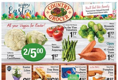 Country Grocer Flyer March 31 to April 6