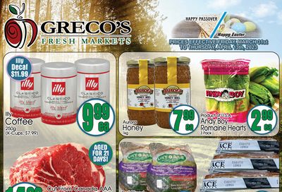 Greco's Fresh Market Flyer March 31 to April 13