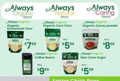 Nature's Emporium Weekly Flyer March 31 to April 6