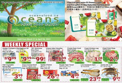 Oceans Fresh Food Market (Mississauga) Flyer March 31 to April 6