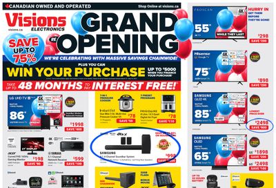 Visions Electronics Flyer March 31 to April 6